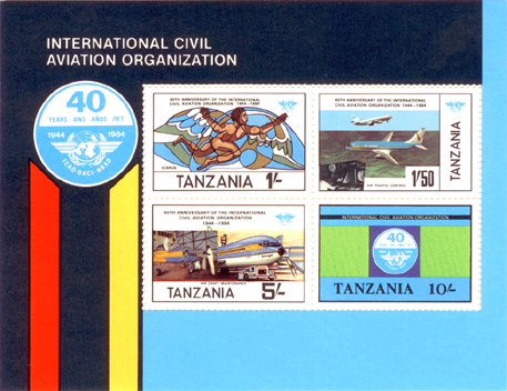 Hans Erni Tanzania sheet 1984